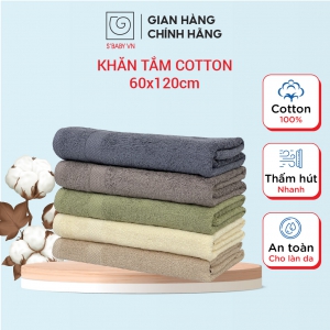 Khăn tắm cotton TAKABABY/001, KT:60x120cm